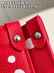 Louis Vuitton Onthego PM Yayoi Kusama Dot Red - 6