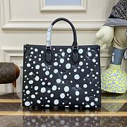 Louis Vuitton Onthego MM Yayoi Kusama Black Dot - 3