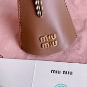 Miu Miu Leather trick Brown - 5