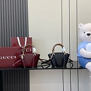 Gucci Mini Bamboo Tote Bag 16*27*14*4.6cm - 1