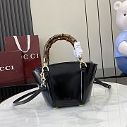 Gucci Mini Bamboo Tote Bag 16*27*14*4.6cm - 3