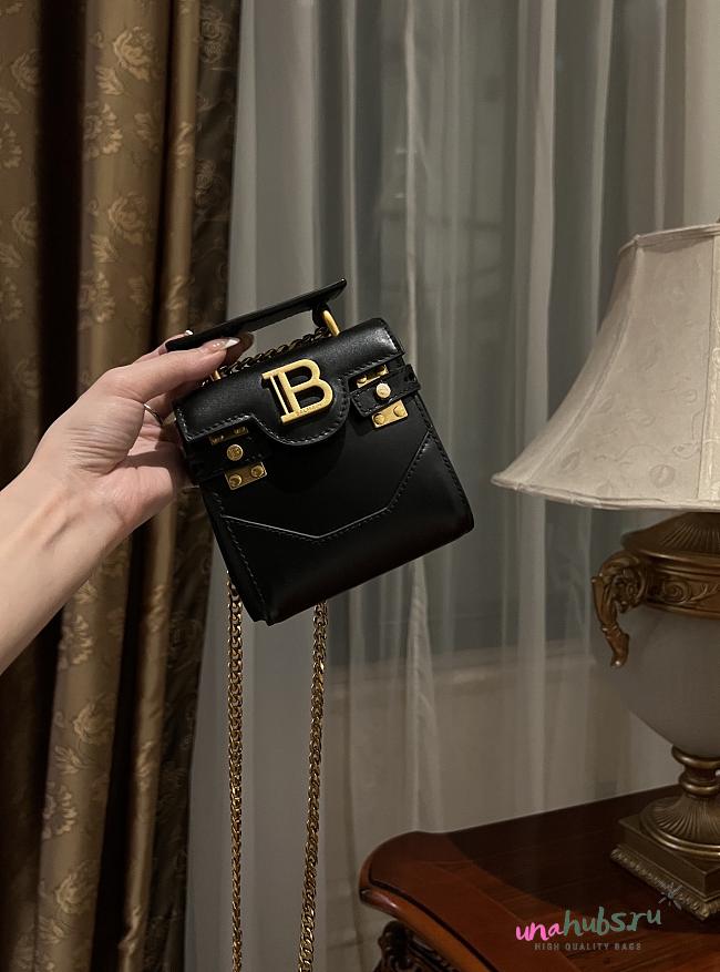 Balmain B-Buzz Mini 12 leather bag  - 1