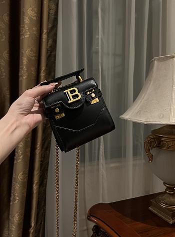 Balmain B-Buzz Mini 12 leather bag 