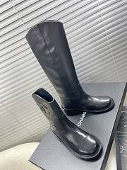 Chanel Leather Black Boots 02 - 1