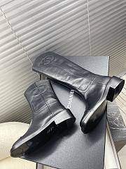 Chanel Leather Black Boots 02 - 3