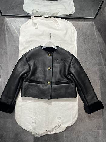 Prada Black Leather Jacket