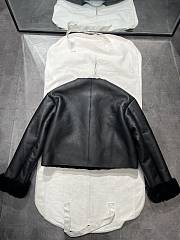 Prada Black Leather Jacket - 6