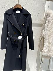 Dior Black Belted Trench Coat - 6