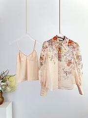 Zimmerman Flower Dress In Beige - 2