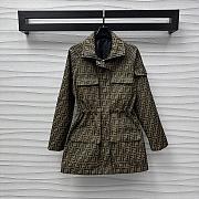 Fendi Jacket Brown canvas Go-To jacket - 1