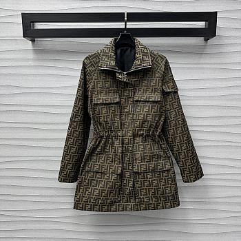 Fendi Jacket Brown canvas Go-To jacket