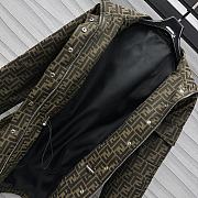 Fendi Jacket Brown canvas Go-To jacket - 5