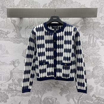 Chanel Navy Cardigan