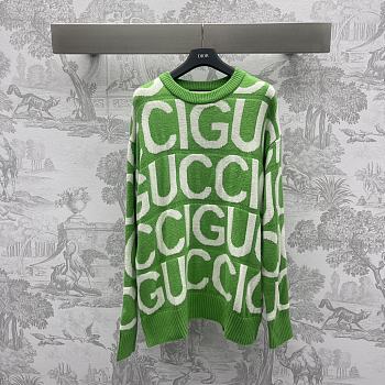 Gucci logo-intarsia wool jumper Gucci