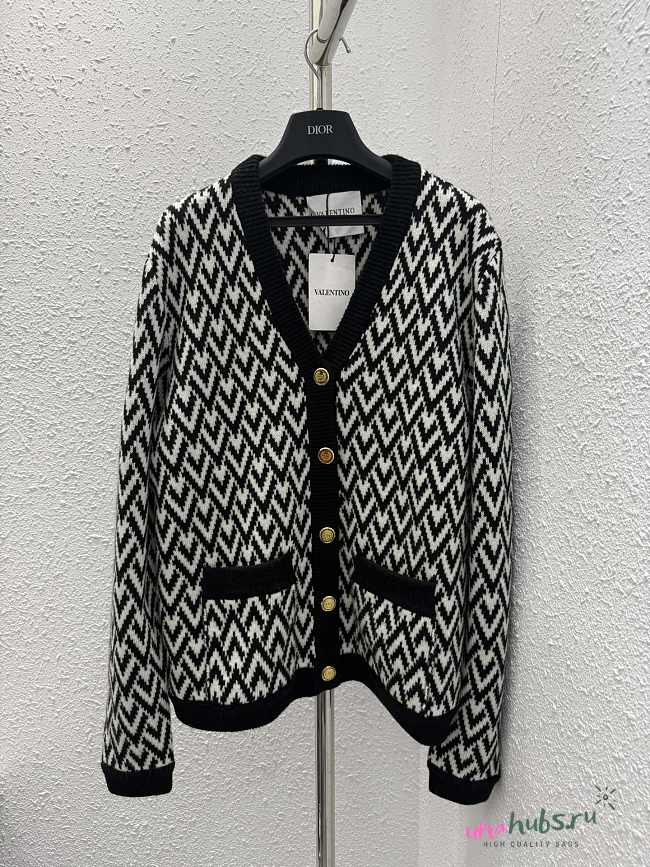 Valentino V neck Cardigan - 1