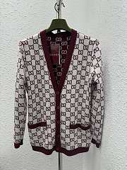 Gucci Reversible GG wool jacquard cardigan - 2