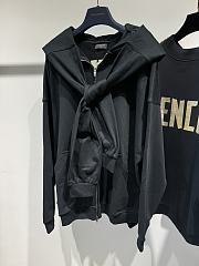 Balenciaga Black Hoodie Knot - 1