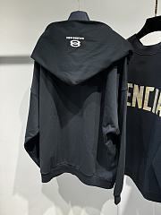 Balenciaga Black Hoodie Knot - 2