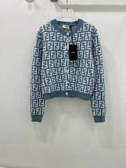 Fendi FF Blue Cardigan - 1