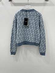 Fendi FF Blue Cardigan - 3