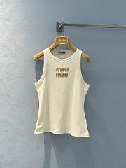 Miu Miu White Tank Top - 4