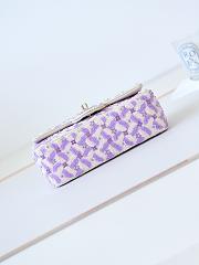 Chanel Sequins Purple Flap Bag 20cm - 6