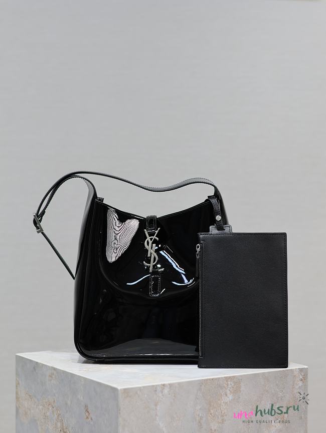 YSl Hobo Patent Black Bag  - 1