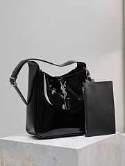 YSl Hobo Patent Black Bag  - 4