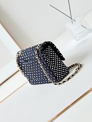 Chanel Black Flap Bag Dot  - 4