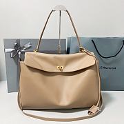 Balenciaga Rodeo Large Bag In Beige - 39.8x29.9x12.9cm - 1