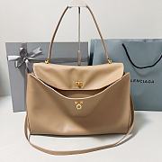 Balenciaga Rodeo Large Bag In Beige - 39.8x29.9x12.9cm - 5