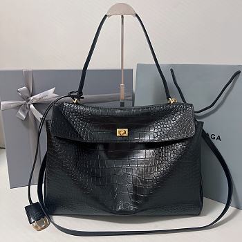 Balenciaga Rodeo Large Bag Crocodile - 39.8x29.9x12.9cm