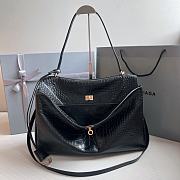 Balenciaga Rodeo Large Bag Crocodile - 39.8x29.9x12.9cm - 4