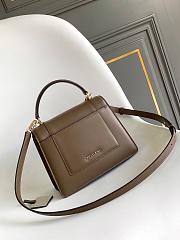 Bvlgri Serpenti Forever Top Handle Brown Bag 20.5X 15X 9 Cm - 2