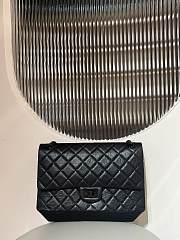 Chanel 2.55 Flap Bag Large In Black 19.5x28x7.5cm - 2