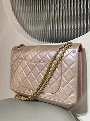 	 Chanel 2.55 Flap Bag Large In Pink 19.5x28x7.5cm - 3