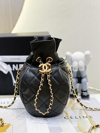 Chanel Black Bucket Bag