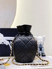 Chanel Black Bucket Bag - 4