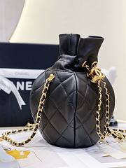 Chanel Black Bucket Bag - 3