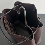 Bottega Veneeta Large Andiamo Bag silky calf leather in brown - 42*35*18cm - 3