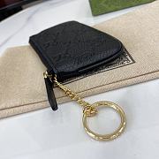 Gucci GG Emblem zip key case 12x 7.5cm  - 4