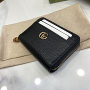 Gucci Zipped Coin Purse Black Leather 11.5*9*2cm - 3