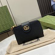 GUCCI Medium Double G Wallet With Bamboo 13*8.5*2cm - 1