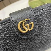 GUCCI Medium Double G Wallet With Bamboo 13*8.5*2cm - 5