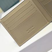 Goyard Florentin wallet in green leather 11*10cm - 5