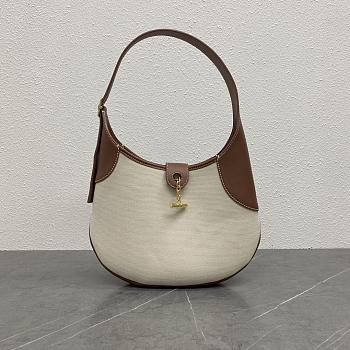 	 Loropiana Bobbin Bag In Canvas 30x7x20cm