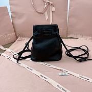 Miumiu Mini Bucket Leather Bag 17*14*6cm - 3