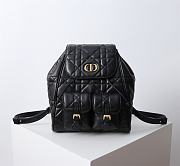 Dior Medium Caro Backpack Macrocannage Lambskin - 5