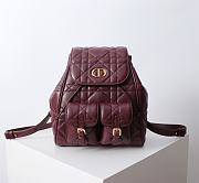 Dior Medium Caro Backpack Macrocannage Lambskin - 4