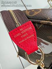 Louis Vuitton Mini Pochette Accessoires Candy Factory Red - 4